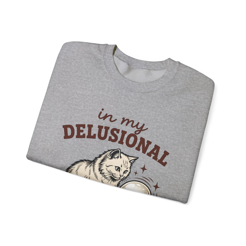 Magic Cat Sweatshirt Cat Occult Gift Women Rustic Sweatshirt Kitten Sweatshirt Cat Fan Feline Sweatshirt Mystical Graphic Old-Fashioned Globe Sweatshirt