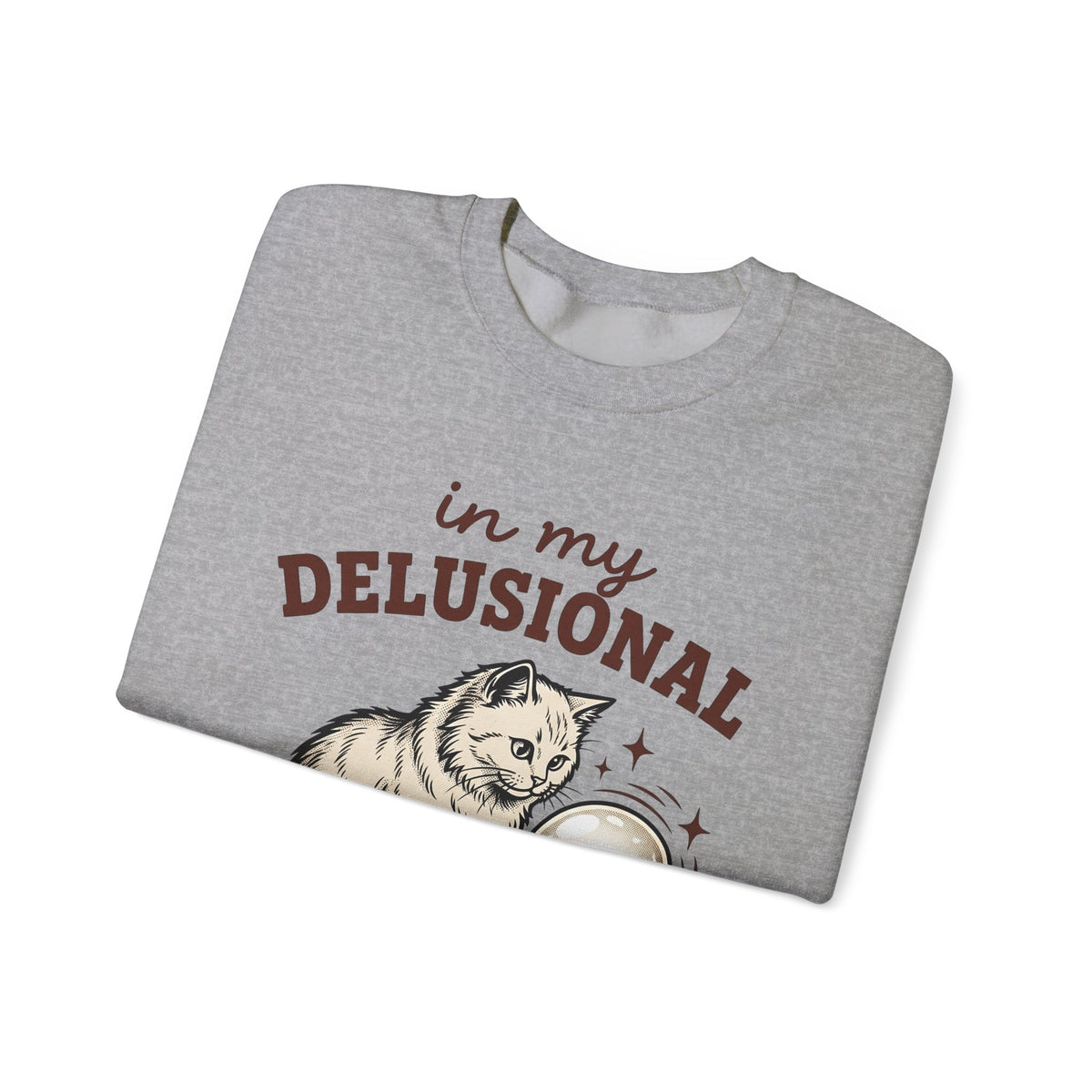 Magic Cat Sweatshirt Cat Occult Gift Women Rustic Sweatshirt Kitten Sweatshirt Cat Fan Feline Sweatshirt Mystical Graphic Old-Fashioned Globe Sweatshirt