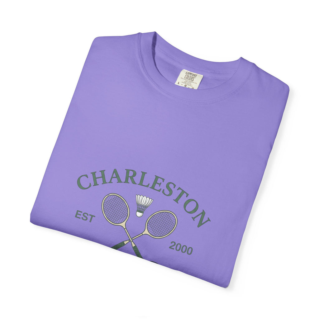 Badminton Racquets Badminton Group Gift Sketch Rackets Badminton Enthusiast Drawing Team Basic Birdie T-Shirt