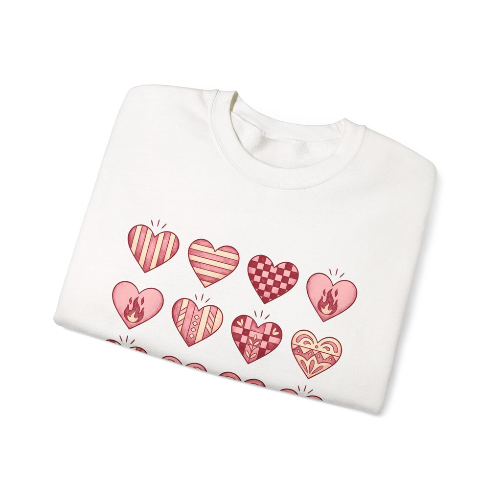 Love Heart Sweatshirt Boho Chic Romance Gift Women Tribal Sweatshirt Heart Sweatshirt Bohemian Enthusiast Tribal Sweatshirt Valentine Graphic Old School Bloom