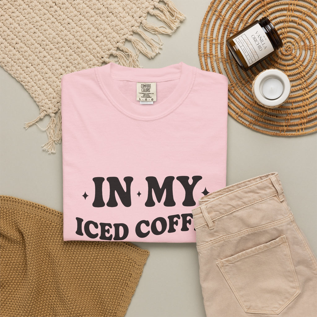 Coffee Text T-Shirt Moms Brew Gift Women Nostalgic T-Shirt Coffee T-Shirt Mom Fan Vintage T-Shirt Roast Graphic Sleek Glimmers T-Shirt