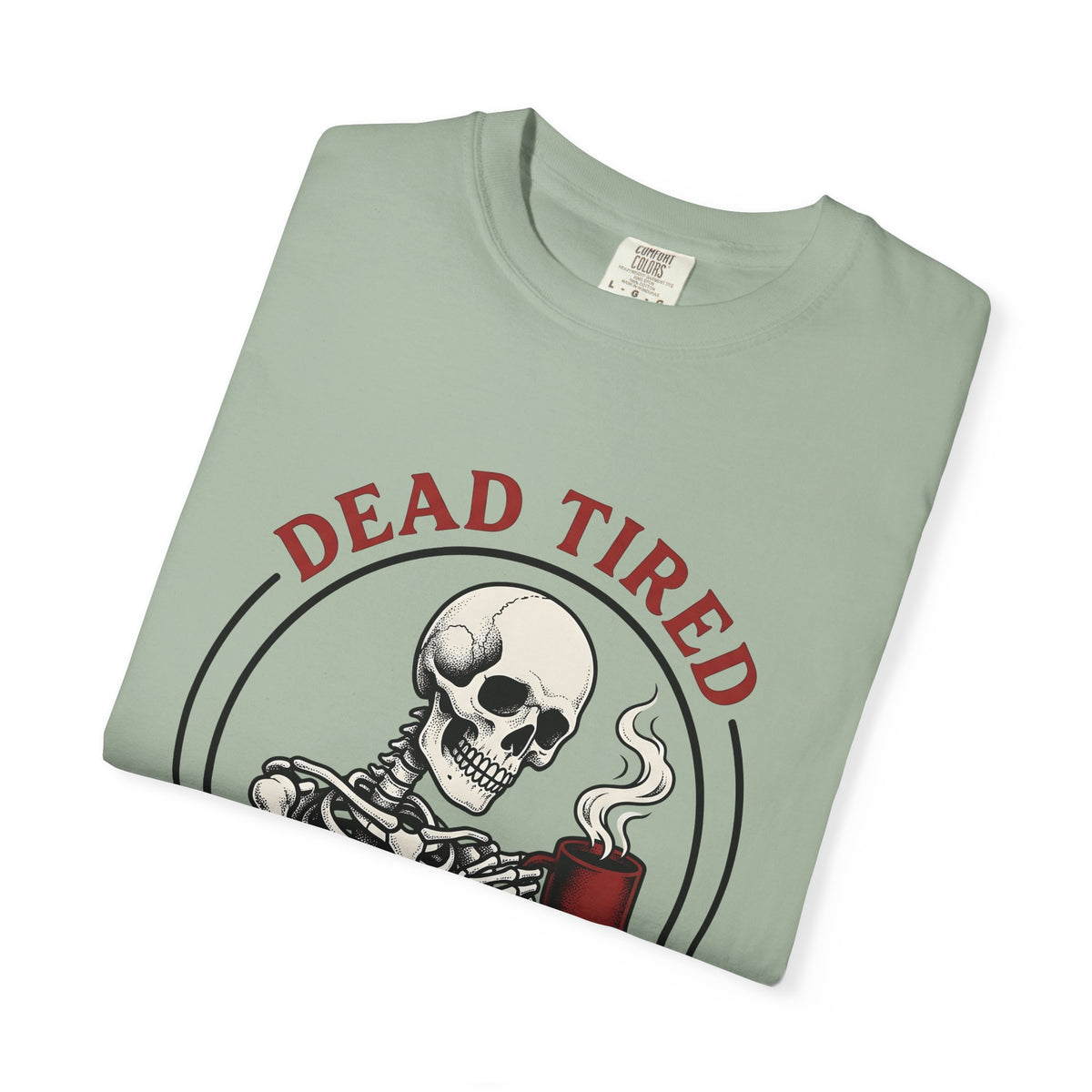 Skeleton Coffee Halloween Coffee Gift Tattoo Skull Coffee Horror Fan Traditional Caffeine Vintage T-Shirt