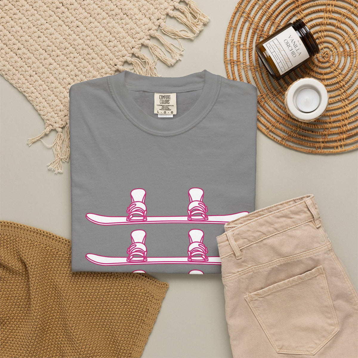 Snowboarder T-Shirt Sports Frost Gift Women Basic T-Shirt Snowboarder T-Shirt Athlete Fan Snowboarding T-Shirt Frosty Graphic Trendy Motif T-Shirt