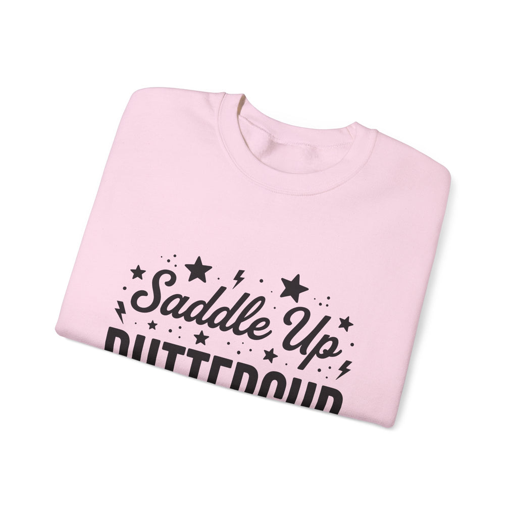 Cowboy Motto Sweatshirt Cowgirl Barnyard Gift Women Thick Sweatshirt Proverb Sweatshirt Cowgirl Fan Rustic Sweatshirt Farm Graphic Nostalgic Star Symbols