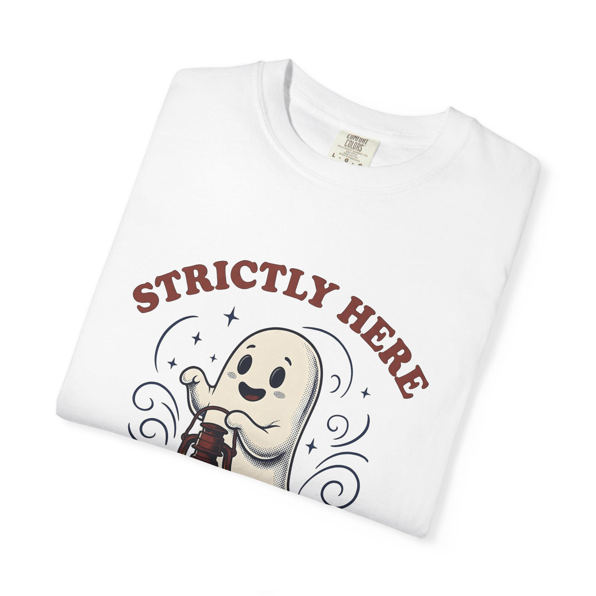 Cute Ghost Halloween Party Gift Cartoon Specter Spooky Fan Boo Vintage Lantern T-Shirt