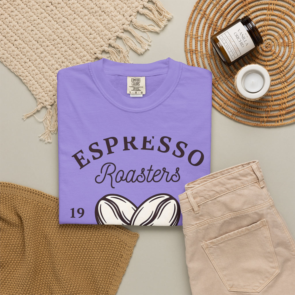 Java Beans T-Shirt Coffee Culinary Gift Women Antique T-Shirt Coffee Bean T-Shirt Coffee Fan Gourmet Design Baking Graphic Line Art Shoot T-Shirt