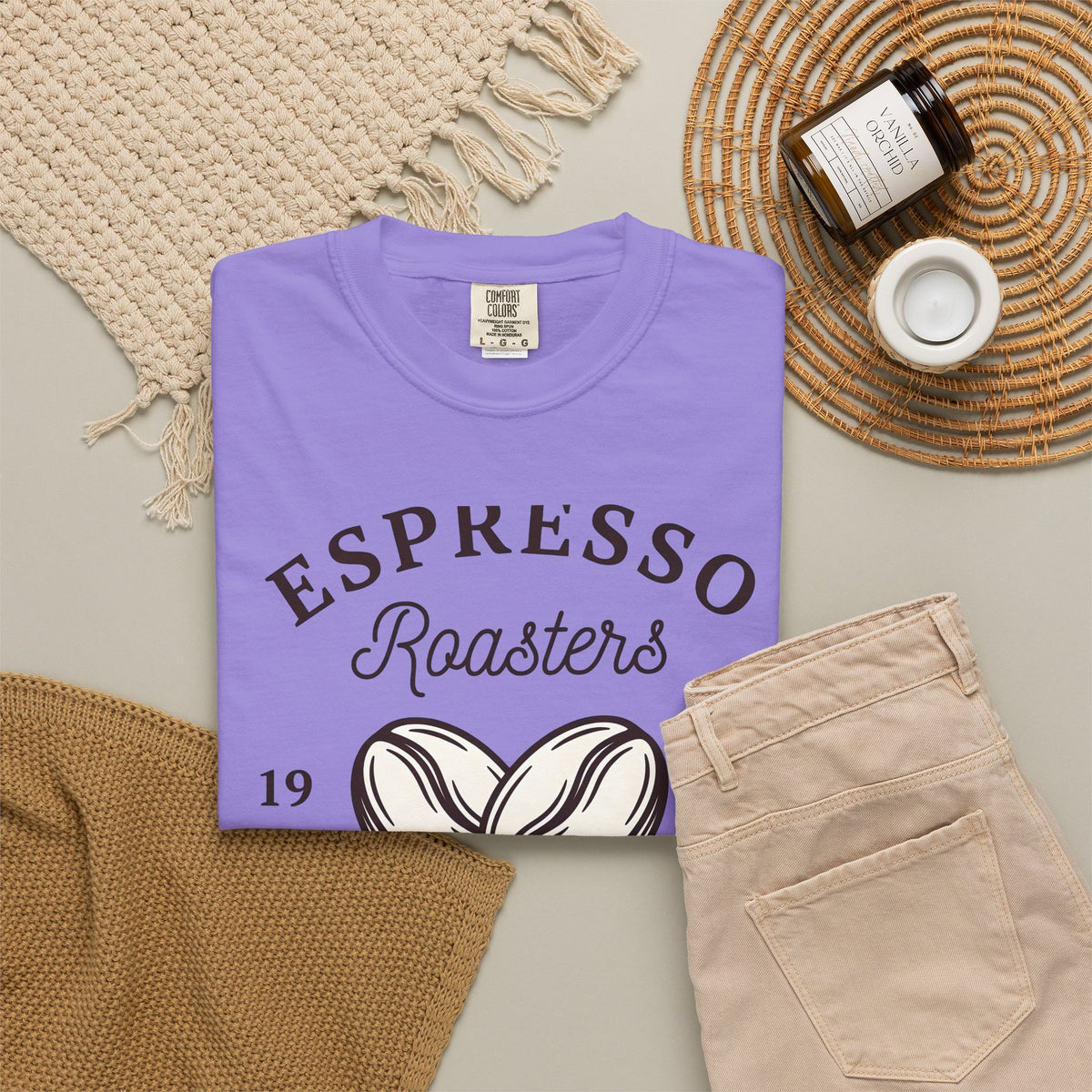 Java Beans T-Shirt Coffee Culinary Gift Women Antique T-Shirt Coffee Bean T-Shirt Coffee Fan Gourmet Design Baking Graphic Line Art Shoot T-Shirt