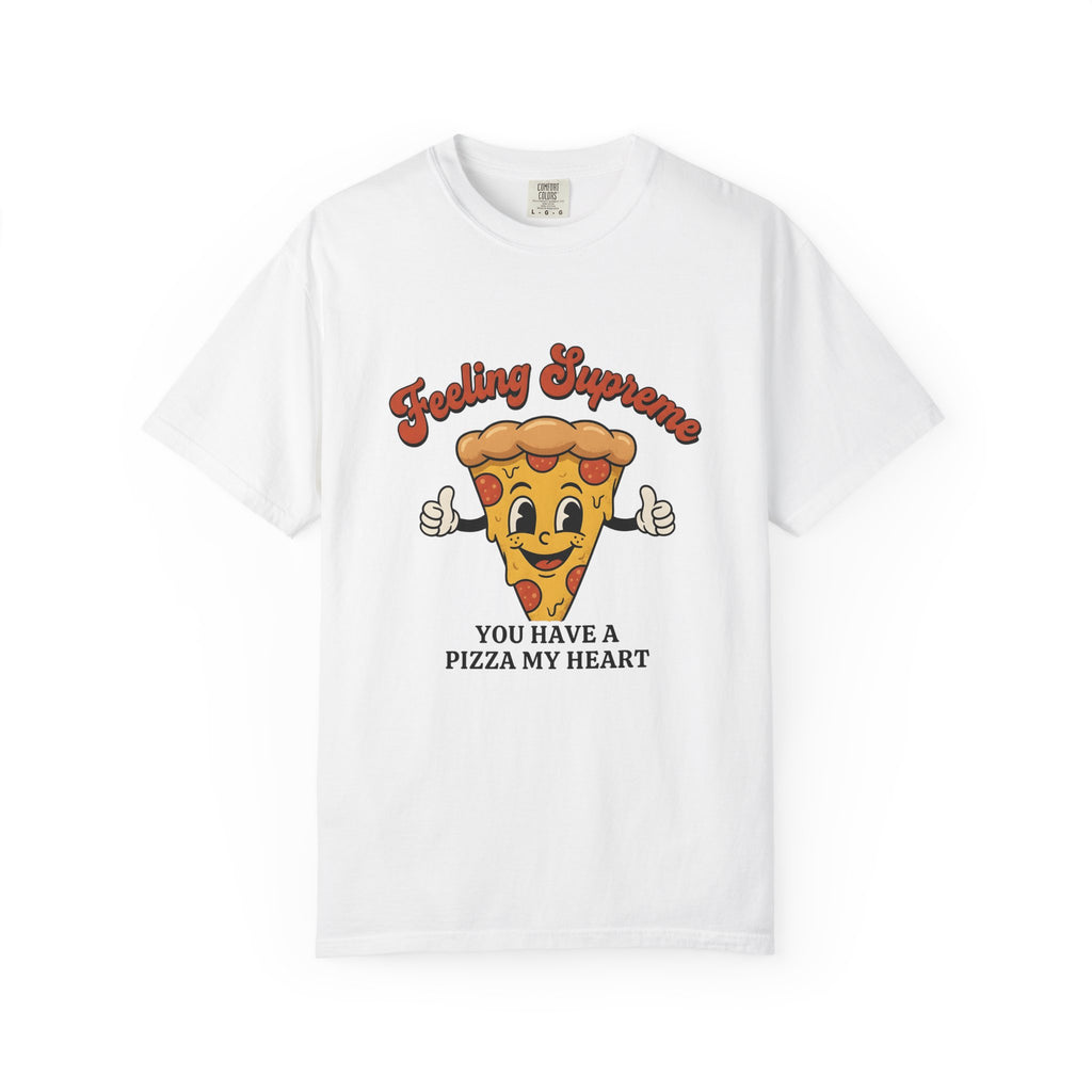 Pizza Cartoon T-Shirt Pizza Food Gift Women Cute T-Shirt Pizza T-Shirt Pizza Fan Kawaii T-Shirt Cuisine Graphic Retro Stars T-Shirt