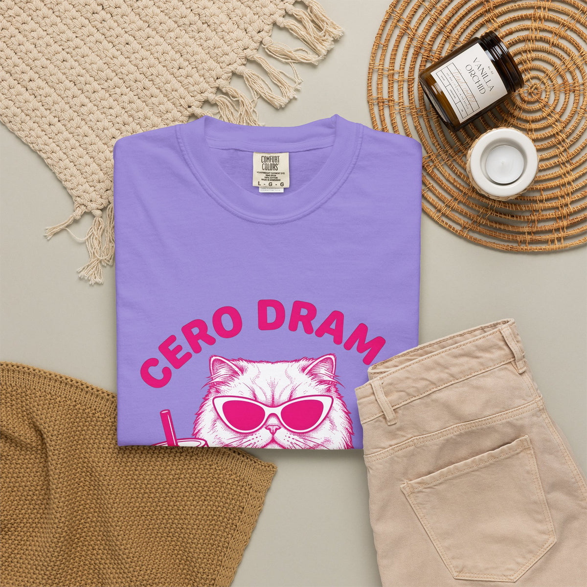 Cat Eyewear T-Shirt Funny Critter Gift Women Line Art T-Shirt Glasses T-Shirt Humor Fan Cartoon T-Shirt Animal Graphic Illustration Bubble Tea