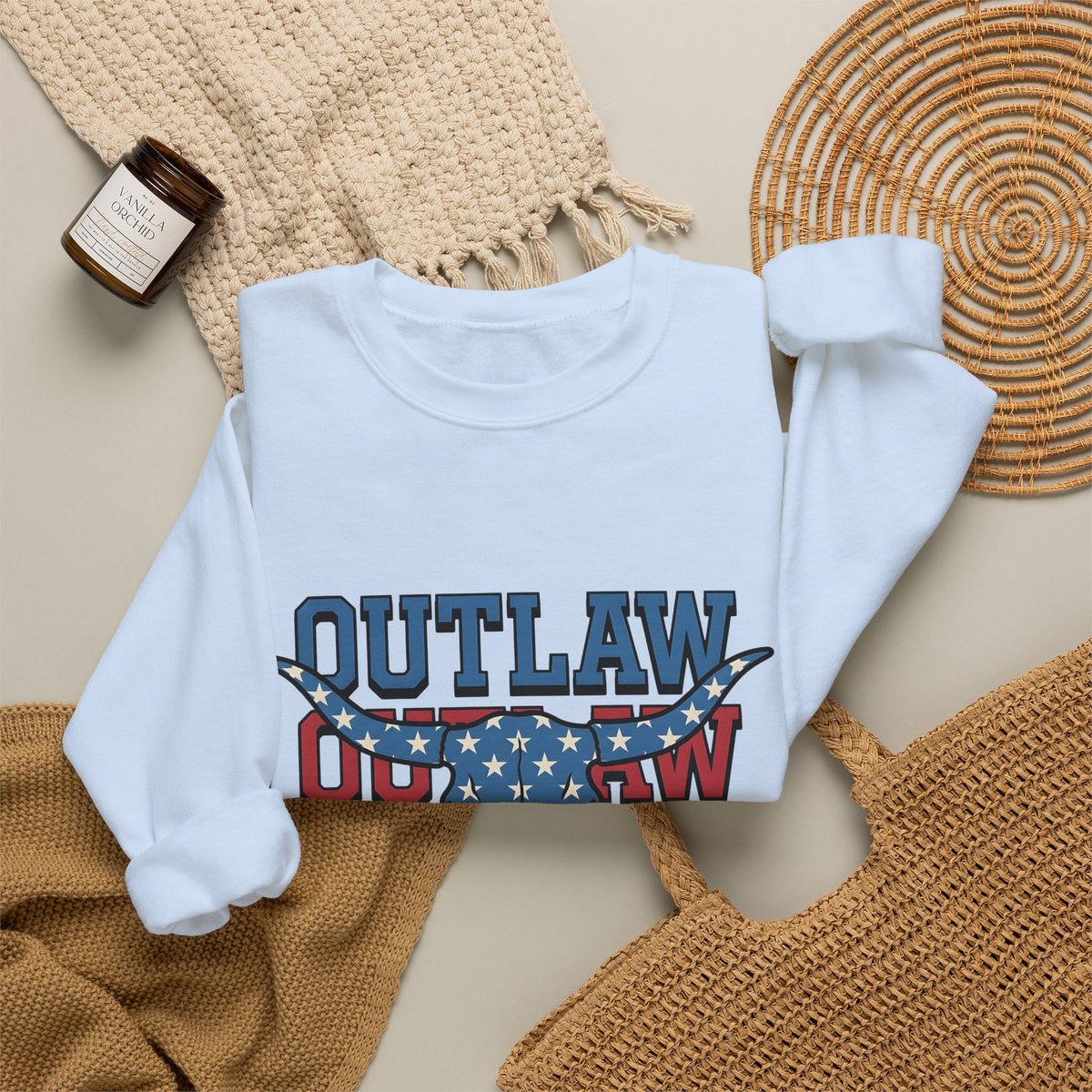 Steer Skull Sweatshirt America Ranch Gift Women Freedom Sweatshirt Cow Skull Sweatshirt American Enthusiast Western Graphic Heritage Star Patterns Sweatshirt