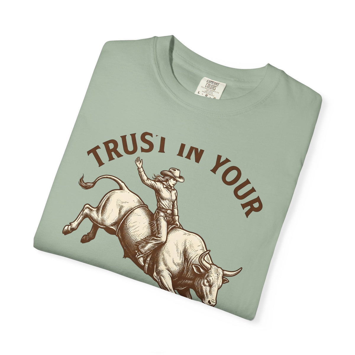 Cowgirl Rodeo T-Shirt Cowgirl Western Wear Gift Women Hand Drawn T-Shirt Rodeo T-Shirt Cowboy Fan Illustrated T-Shirt Country Graphic Sketch Rodeo