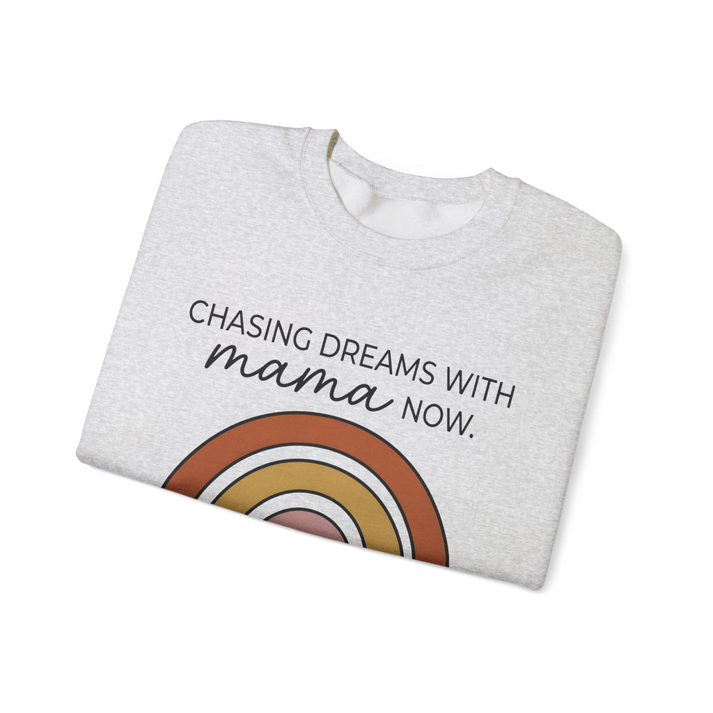 Rainbow Design Sweatshirt Moms Household Gift Women Hippie Sweatshirt Colorful Sweatshirt Mom Enthusiast Boho Sweatshirt Home Graphic Simple Love Symbol Sweatshirt