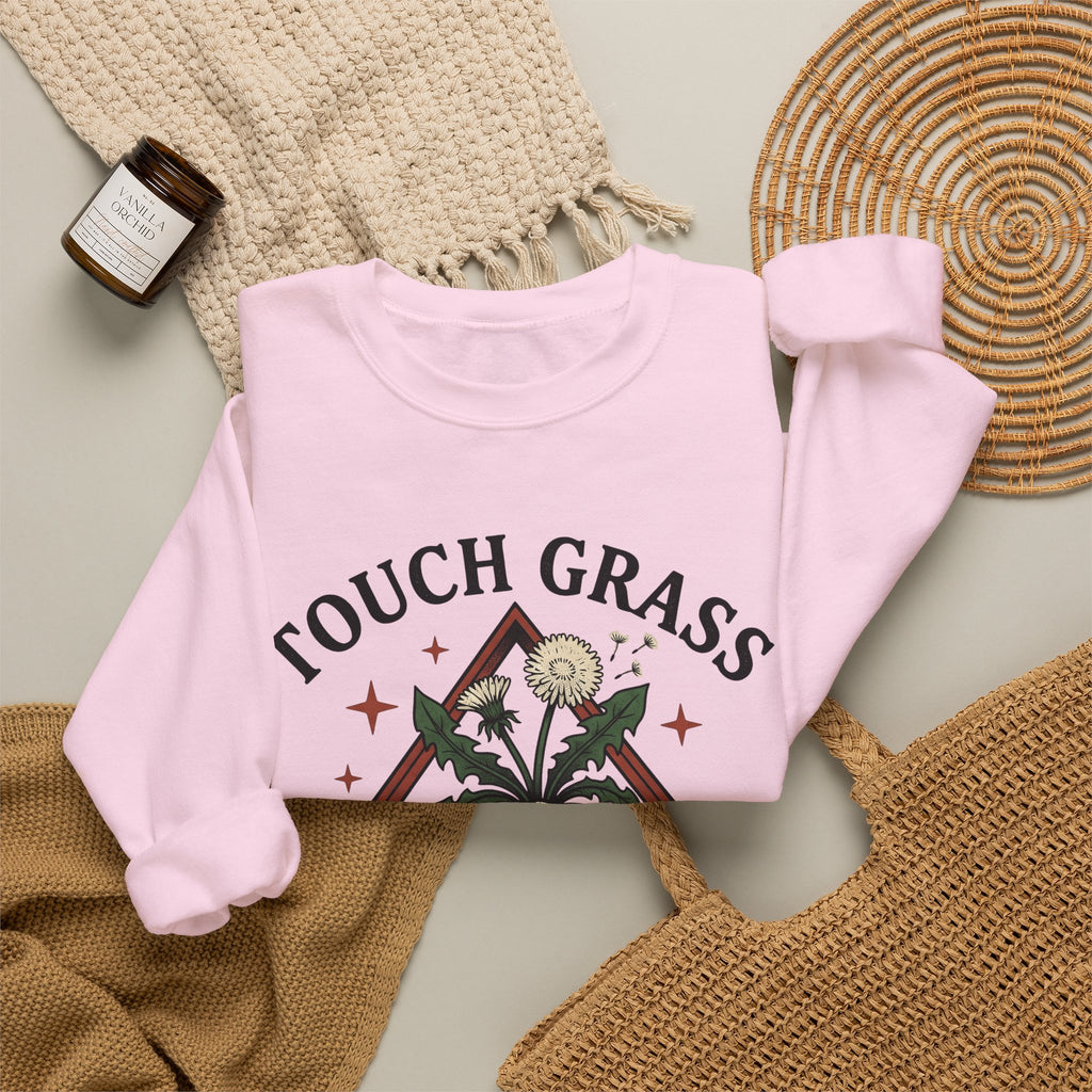 Hand Seed Head Sweatshirt Boho Chic Environment Gift Women Old Fashioned Sweatshirt Dandelion Sweatshirt Hippie Fan Vintage Sweatshirt Eco Graphic Sketch