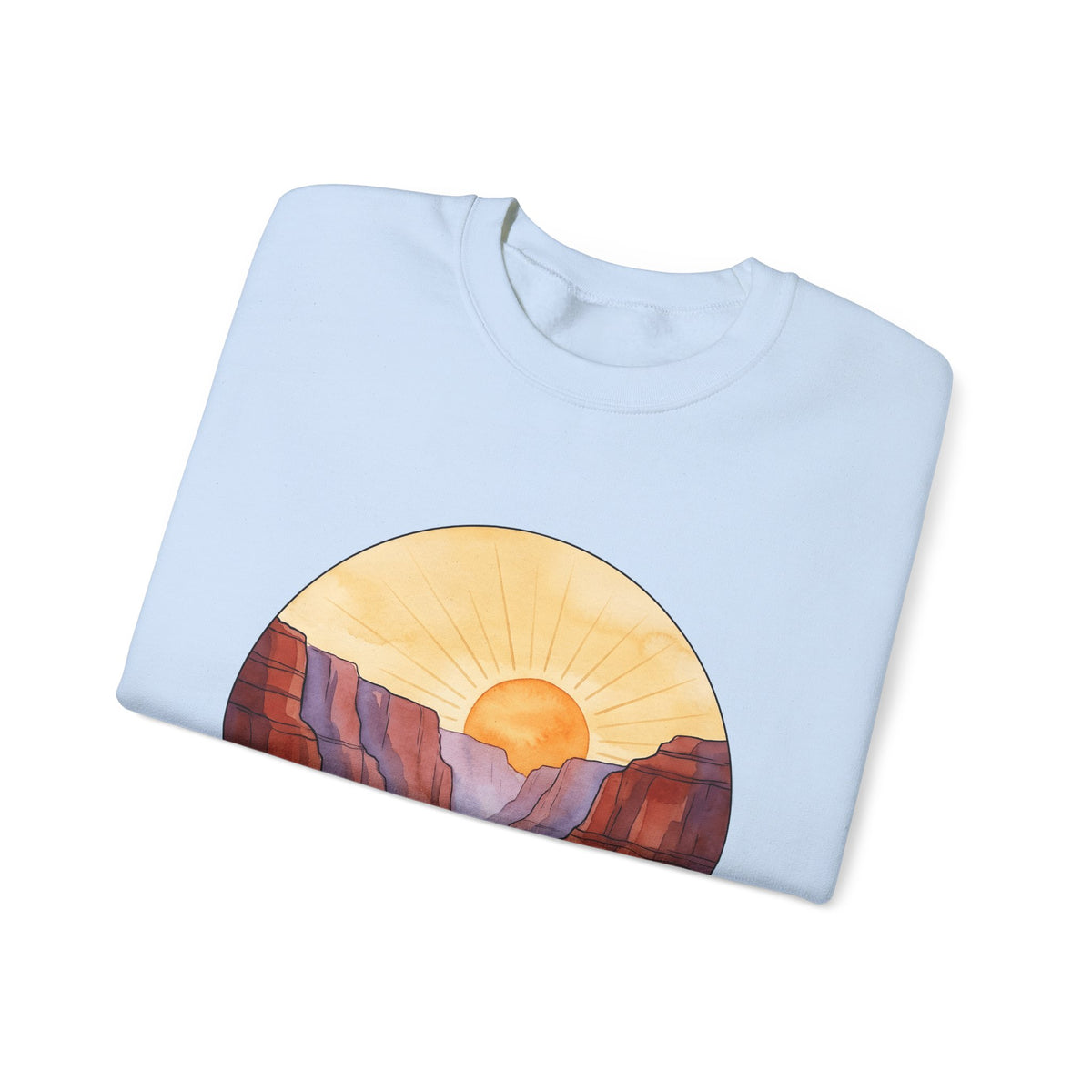 Desert Canyon Sweatshirt Nature Hiking Gift Women Hand Painted Sweatshirt Canyon Sweatshirt Outdoors Enthusiast Painted Sweatshirt Trekker Graphic Retro Dawn
