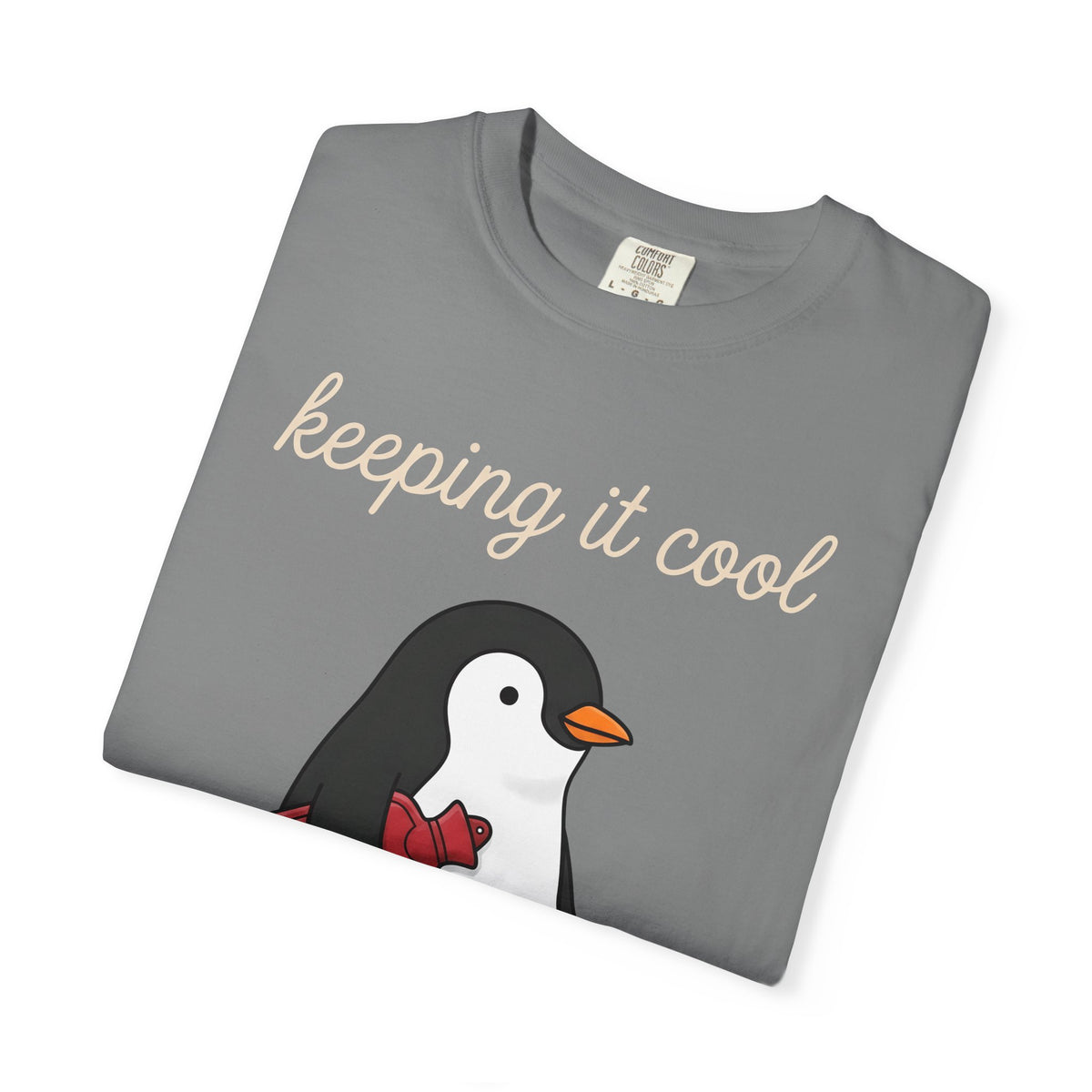 Penguin Nurse T-Shirt Nurse Wildlife Gift Women Comic T-Shirt Penguin T-Shirt Nursing Enthusiast Cartoon T-Shirt Wildlife Graphic Simple