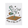 Dancing Skeleton Blanket Halloween Ballet Gift Women Comic Blanket Skeleton Blanket Horror Fan Spooky Blanket Dance Graphic Vintage Sparkles Blanket