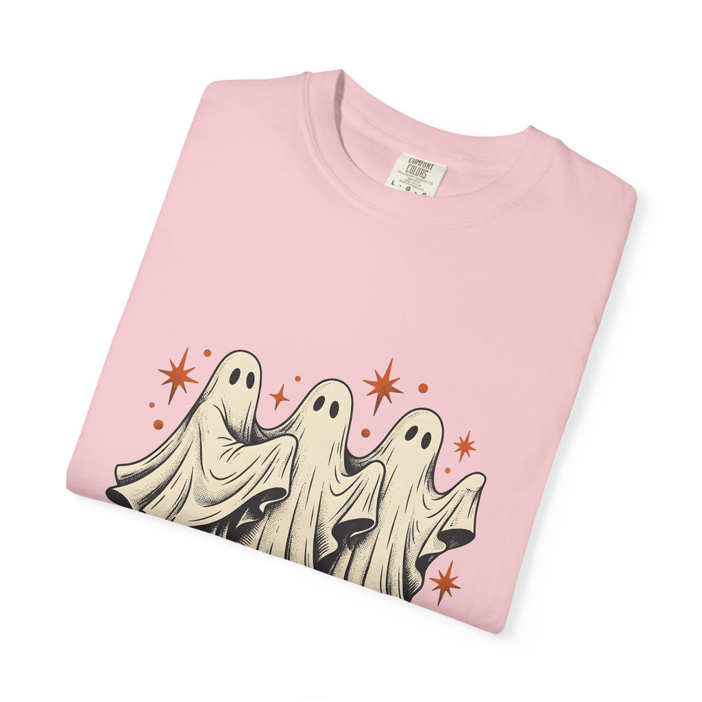 Apparition Skate T-Shirt Halloween Rollerblade Gift Women Hand Drawn T-Shirt Skateboard T-Shirt Spooky Fan Hand Drawn T-Shirt Inline Skate Graphic