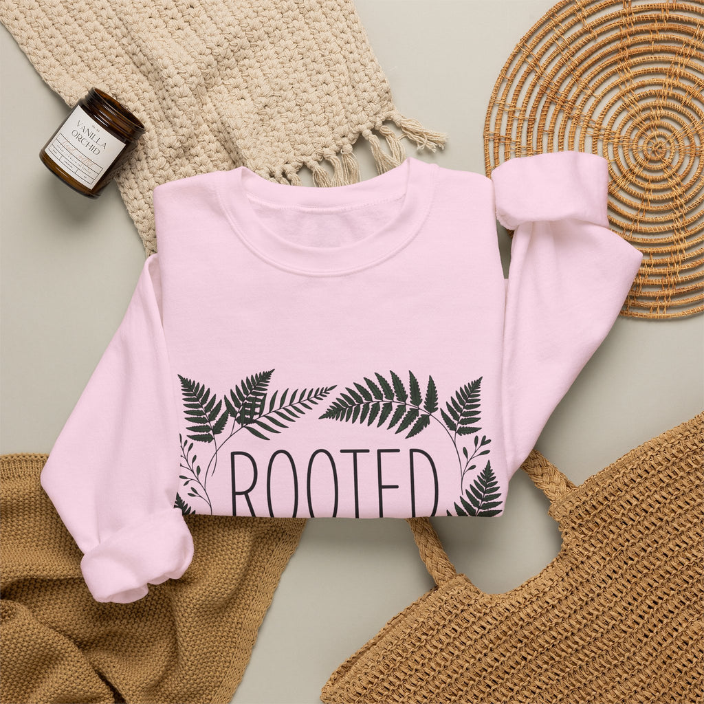 Fern Fronds Sweatshirt Mom Outdoors Gift Women Floral Sweatshirt Fiddlehead Sweatshirt Mother Enthusiast Botanical Sweatshirt Adventure Graphic Simple Leaves