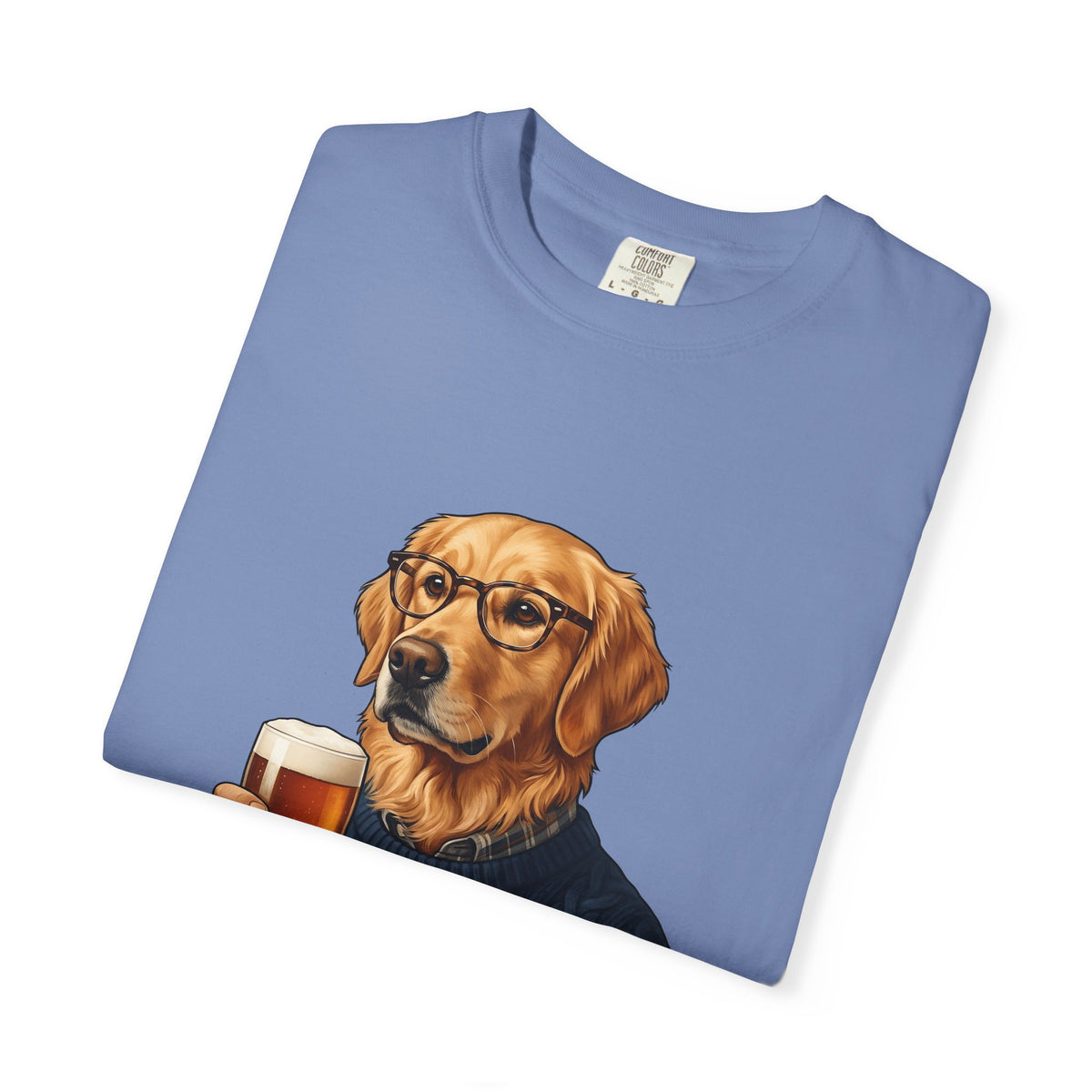 Golden Retriever Dog T-Shirt Dog Fun Gift Women Detailed T-Shirt Retriever T-Shirt Dog Fan Canine T-Shirt Humorous Graphic Old-Fashioned Lager