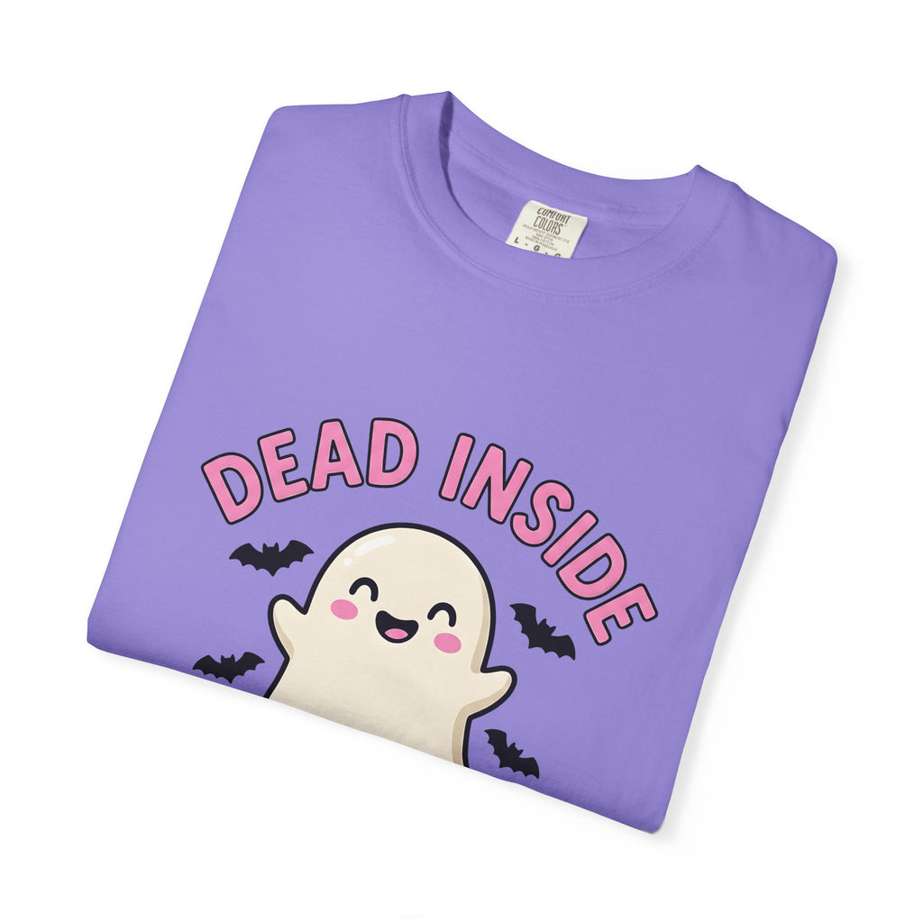 Spirit Illustration T-Shirt Funny Spooky Gift Women Cute T-Shirt Art T-Shirt Humor Fan Cartoon T-Shirt Horror Graphic Comic Flying Mammals T-Shirt