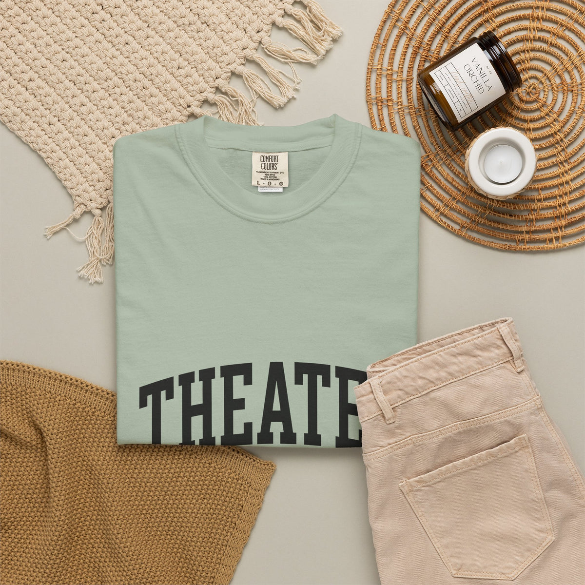 University Lettering T-Shirt Moms Drama Gift Women Heavy T-Shirt College Lettering T-Shirt Motherhood Enthusiast Bold T-Shirt Theatrical Graphic