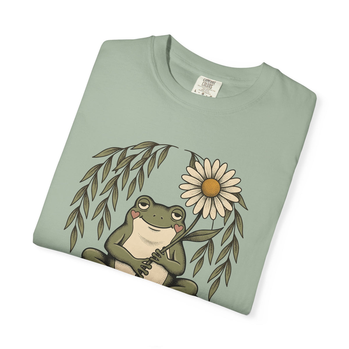 Frog Flower Cute Animal Gift Boho Toad T T-Shirt