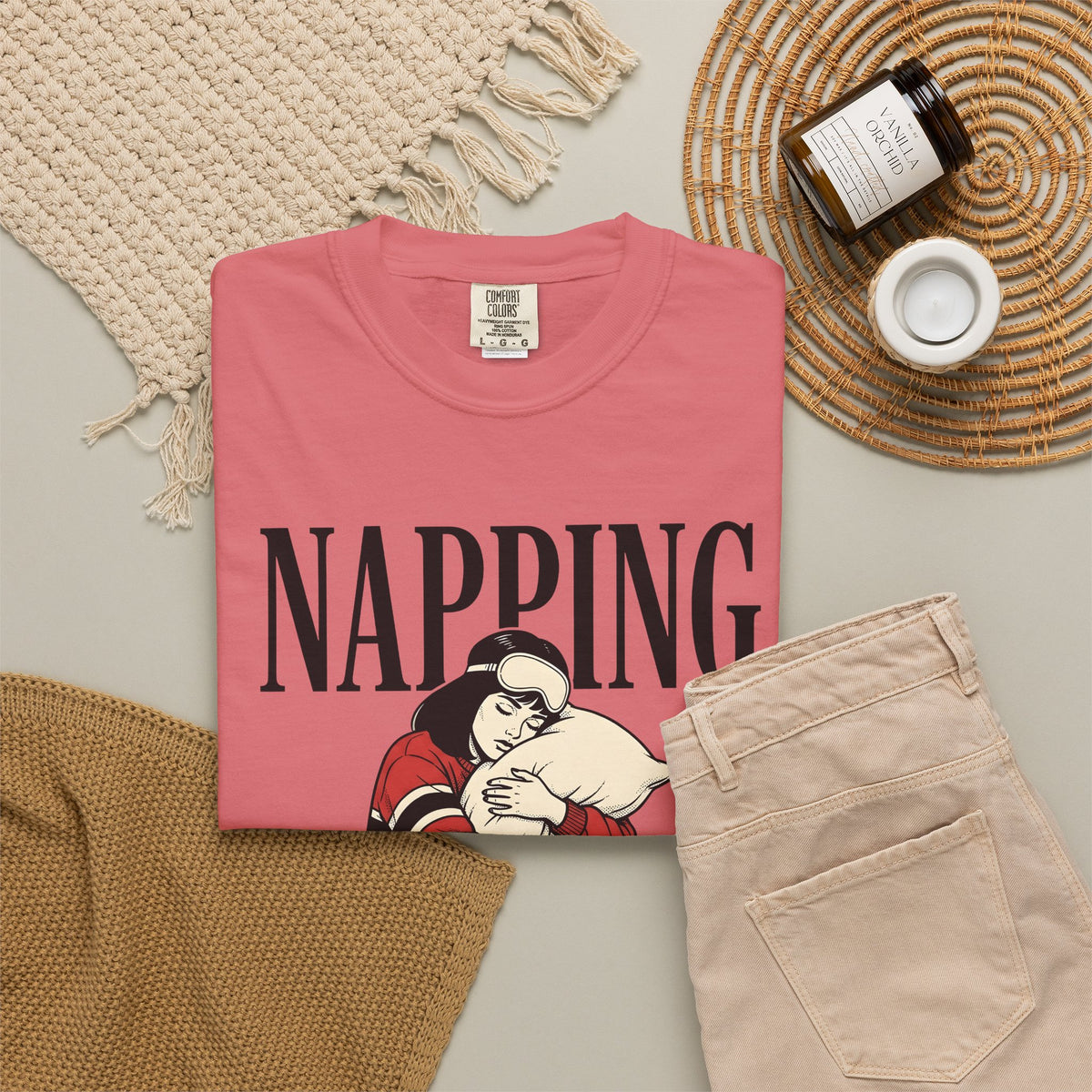 Girl T-Shirt T-Shirt Funny Sleep Gift Women Comic T-Shirt Plushie T-Shirt Humor Fan Cartoon T-Shirt Slumber Graphic Retro Alarm Clock T-Shirt