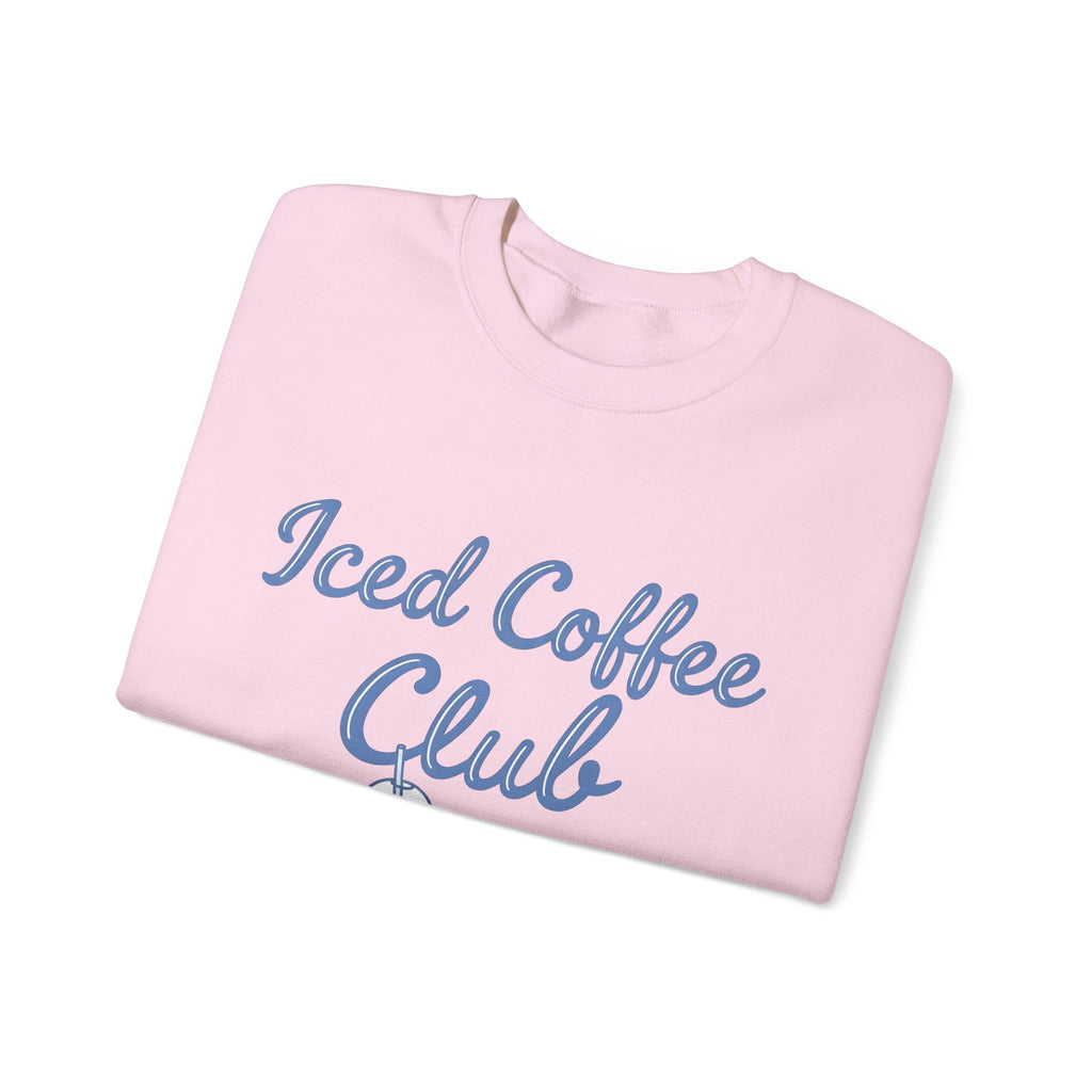 Iced Latte Glass Sweatshirt Coffee Cuisine Gift Women Fun Sweatshirt Glassware Sweatshirt Coffee Fan Java Graphic Illustration Clean Fingers Sweatshirt