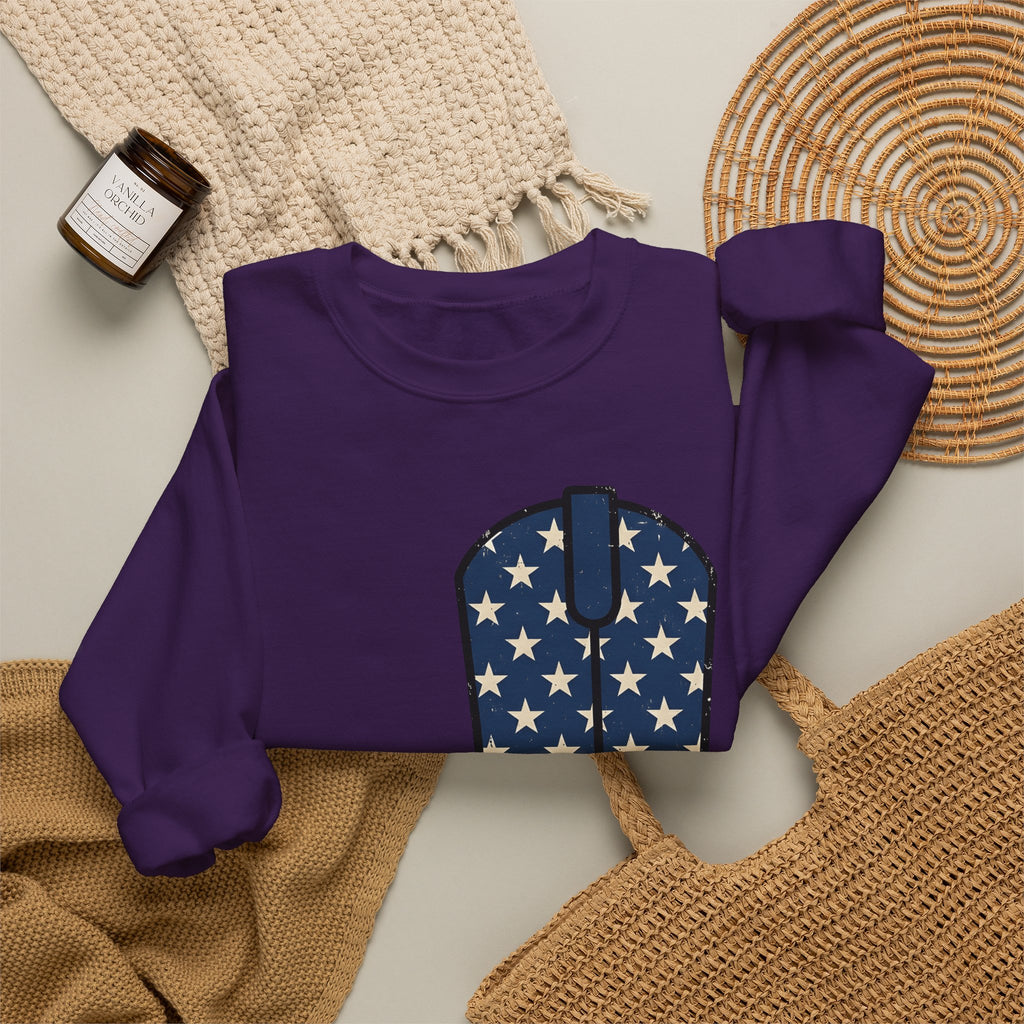 Leather Boot Sweatshirt America Rodeo Gift Women Heritage Sweatshirt Boot Sweatshirt American Fan Boots Sweatshirt Rodeo Graphic Antique Star Symbols Sweatshirt