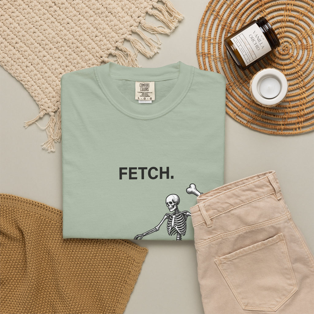 Canine Skeleton T-Shirt Dog Fall Holiday Gift Women Old School T-Shirt Dog Skeleton T-Shirt Dog Fan Retro T-Shirt Autumn Graphic Line Art Skeletal