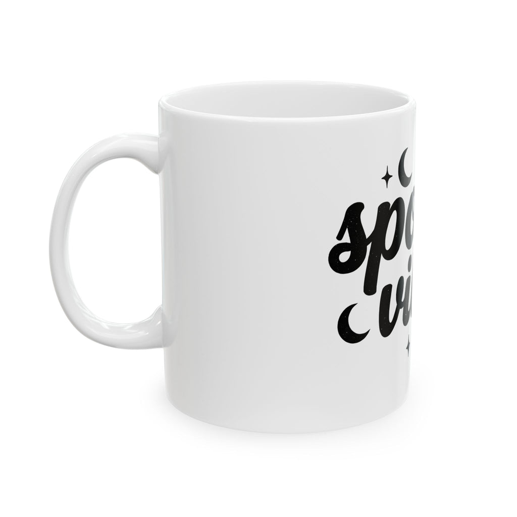 Moon Stars Image Mug Halloween Underground Gift Women Ghostly Mug Celestial Body Mug Horror Fan Spooky Mug Alternative Graphic Old