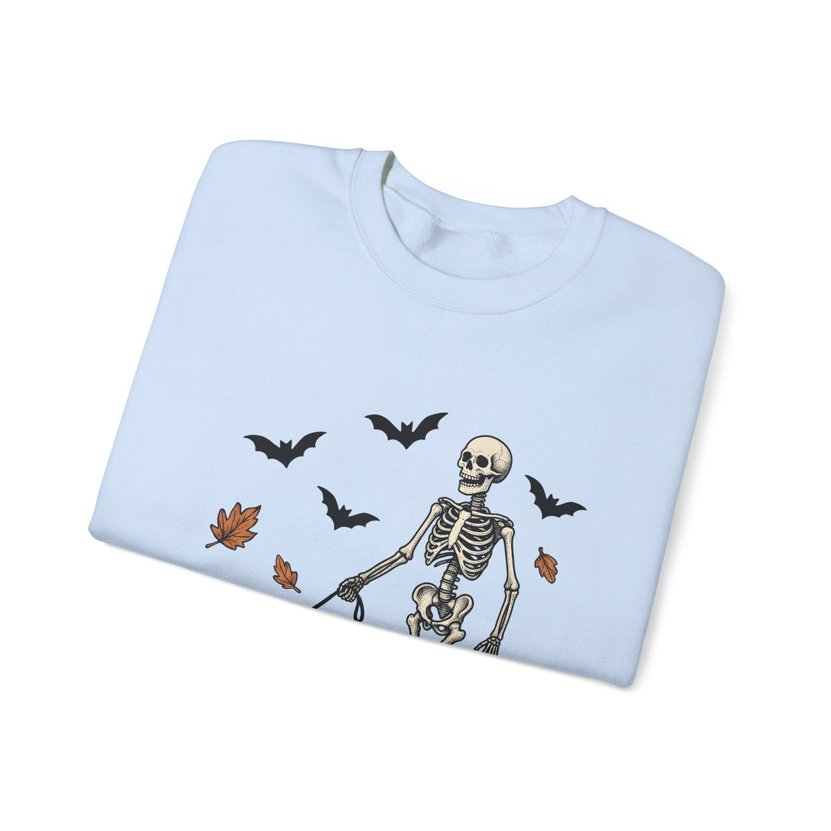 Dog Skeleton Costume Sweatshirt Halloween Animals Gift Women Scary Sweatshirt Dog Skeleton Sweatshirt Horror Fan Spooky Sweatshirt Creature Graphic Hand Drawn