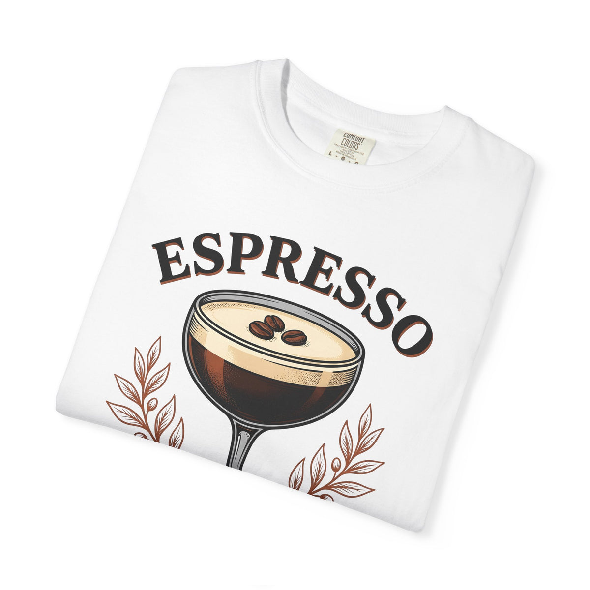 Espresso Martini T-Shirt Coffee Liquor Gift Women Retro T-Shirt Martini T-Shirt Coffee Fan Cocktail T-Shirt Alcoholic Drink Graphic Sketch Coffee