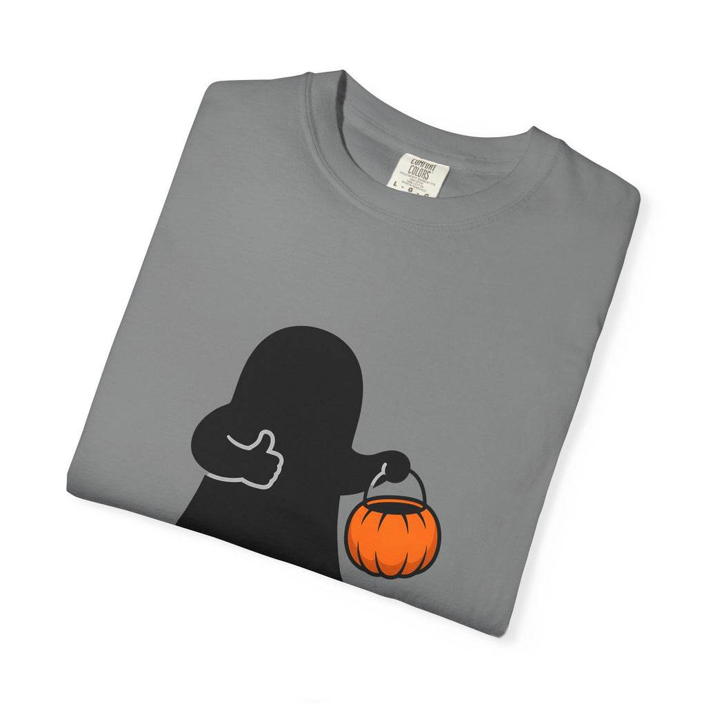 Ghost Halloween Satire Gift Specter Horror Fan Spooky Parody Plain Halloween T-Shirt