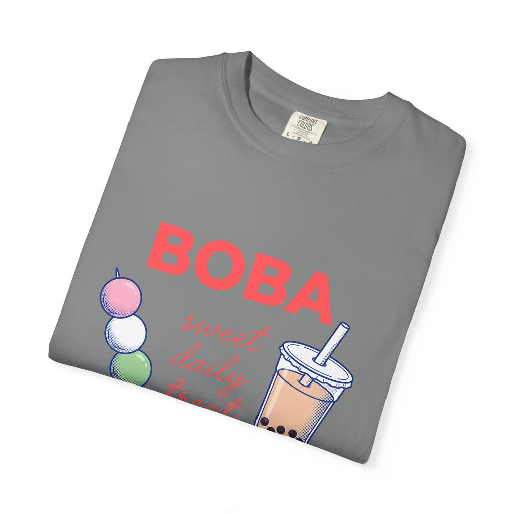 Tapioca Tea T-Shirt Drinks Culinary Gift Women Illustration T-Shirt Bubble Tea T-Shirt Beverage Fan Drawing Design Graphic Foodie Sketch Sweet