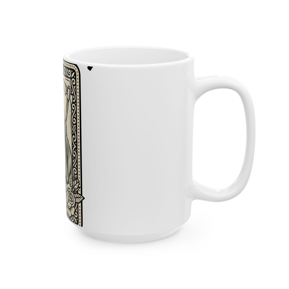 Death Skull Mug Gothic Joke Gift Women Retro Mug Skull Mug Goth Fan Vintage Mug Pun Graphic Dark Flowers Mug