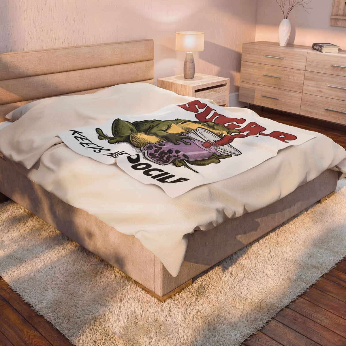 Frog Tea Drink Blanket Funny Critter Gift Women Line Art Blanket Toad Drink Blanket Humor Fan Cartoon Graphic Blanket Illustration Tea Cup Blanket