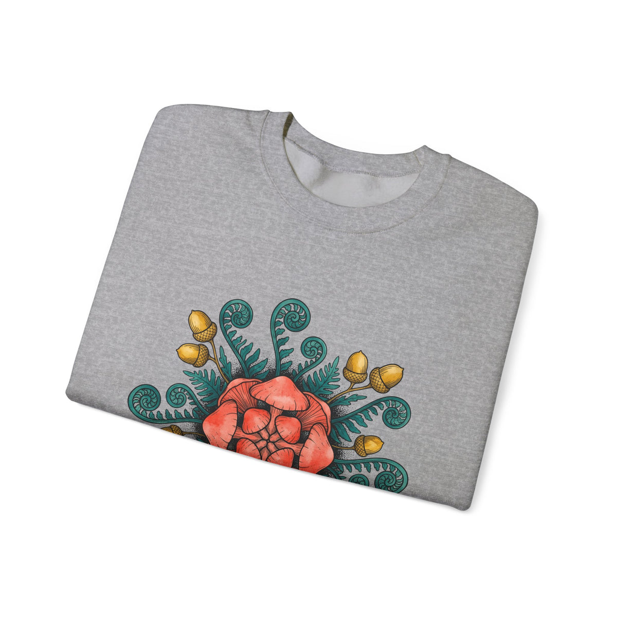 Shroom Mandala Sweatshirt Boho Chic Flora Gift Women Bohemian Sweatshirt Mushroom Sweatshirt Hippie Fan Tribal Sweatshirt Botanical Graphic Line Art Seed Pods