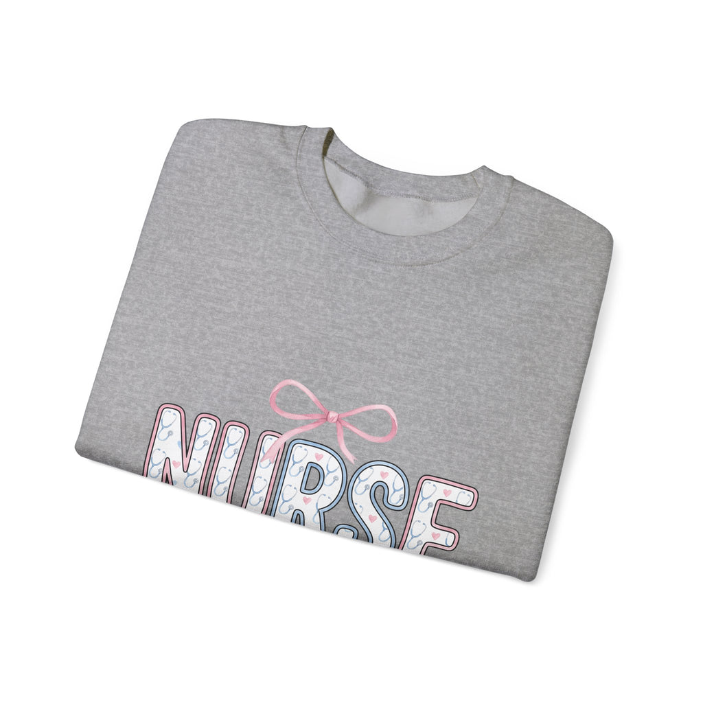 Healthcare Heart Sweatshirt Nurse Mom Medical Gift Women Playful Sweatshirt Heart Care Sweatshirt Nursing Enthusiast Whimsical Sweatshirt Medical Graphic Line