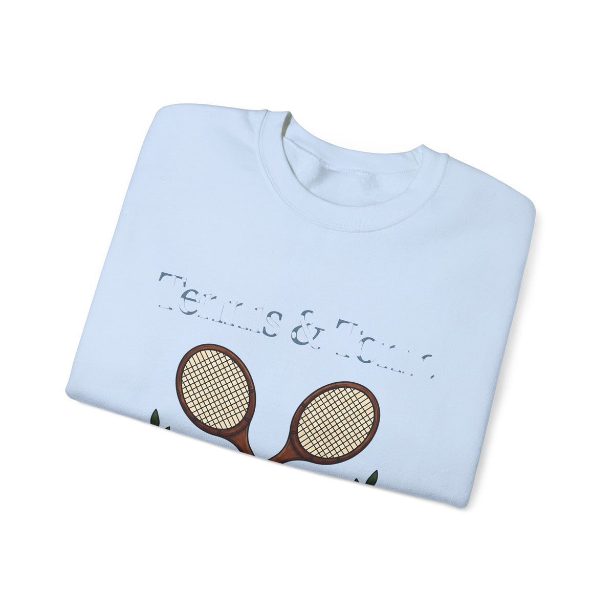 Tennis Racquet Sweatshirt Tennis Training Gift Women Old School Sweatshirt Racket Sweatshirt Tennis Fan Vintage Sweatshirt Practice Graphic Line Art Leaf