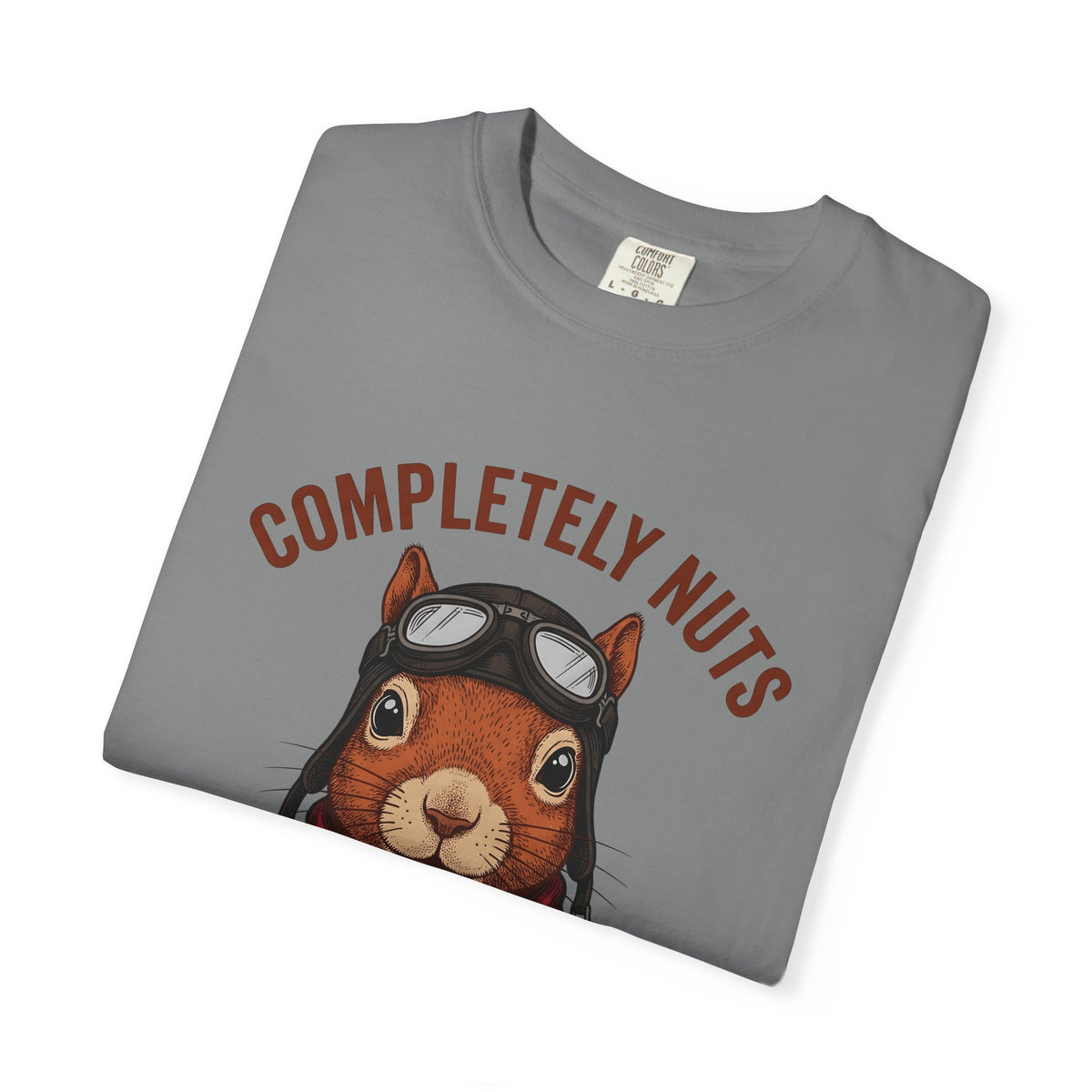 Squirrel Aviator T-Shirt Funny Wildlife Gift Women Comic T-Shirt Chipmunk T-Shirt Humor Fan Cartoon T-Shirt Animal Graphic Retro Pilot Goggles