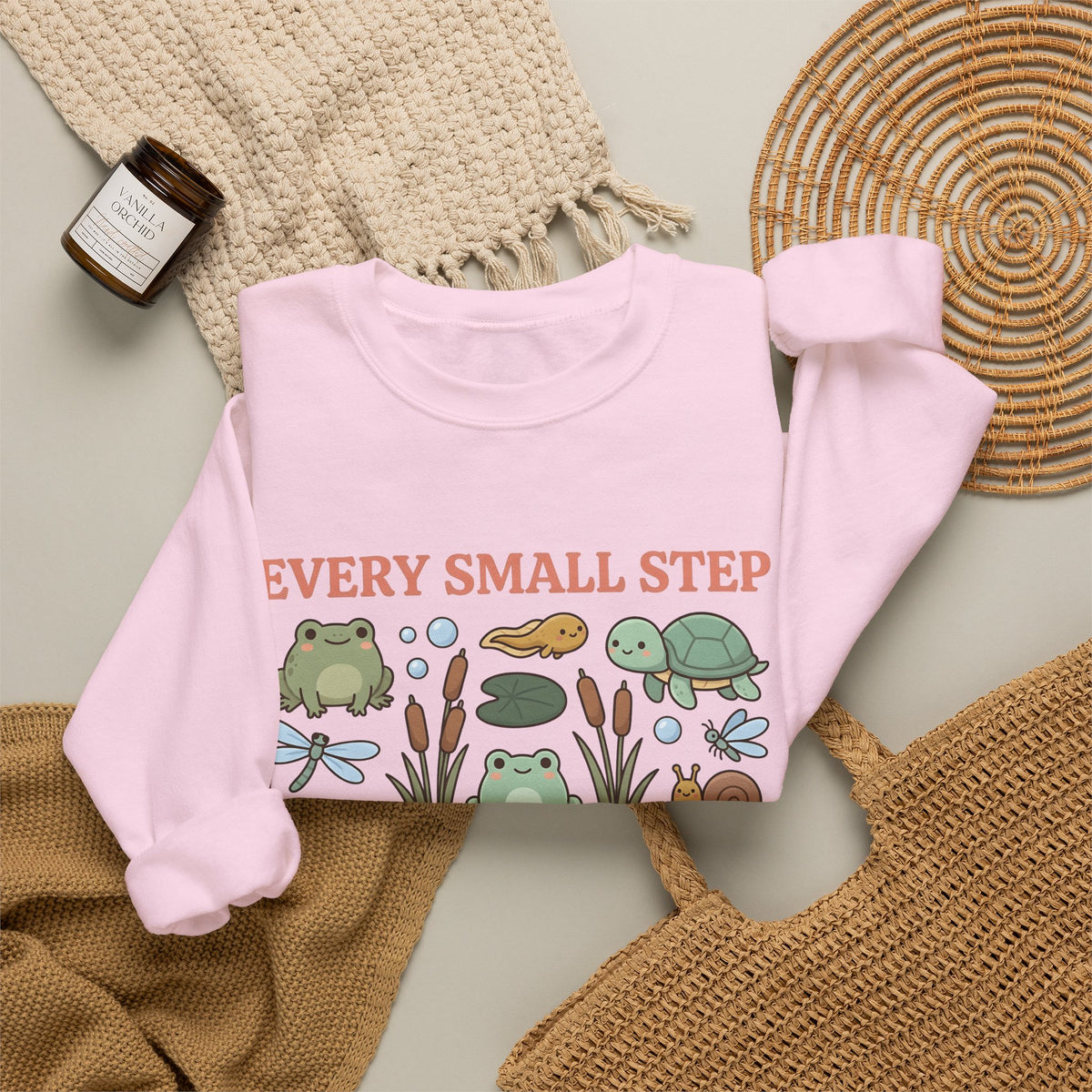 Frog Turtle Snail Sweatshirt Motivation Nature Gift Women Cartoon Sweatshirt Amphibian Sweatshirt Inspirational Enthusiast Comic Sweatshirt Environmental