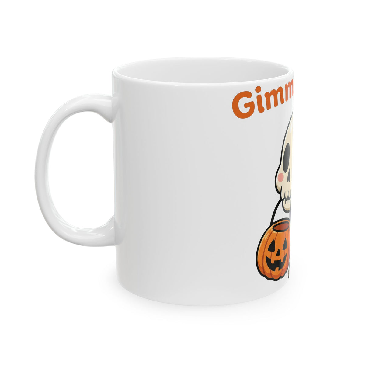 Skeleton Dog Mug Halloween Dog Gift Women Cute Mug Dog Mug Halloween Fan Kawaii Mug Canine Graphic Cartoon Pumpkin Mug