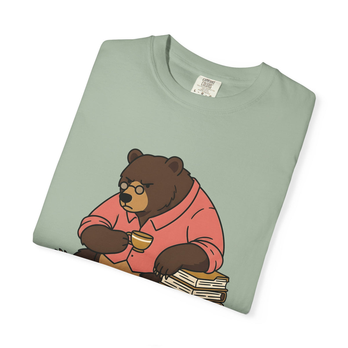 Bear Mocha T-Shirt Teachers Caffeine Gift Women Illustration T-Shirt Mocha T-Shirt Educator Enthusiast Drawing T-Shirt Caffeine Graphic Doodle