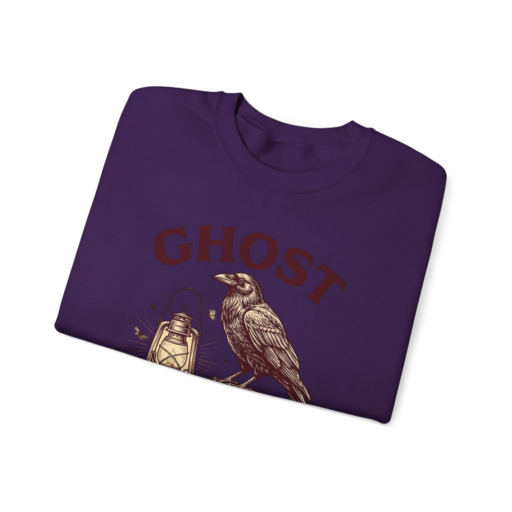 Dark Bird Lantern Sweatshirt Gothic Autumn Gift Women Old School Sweatshirt Lantern Sweatshirt Dark Fan Retro Sweatshirt Fall Graphic Cartoon Log Post Sweatshirt