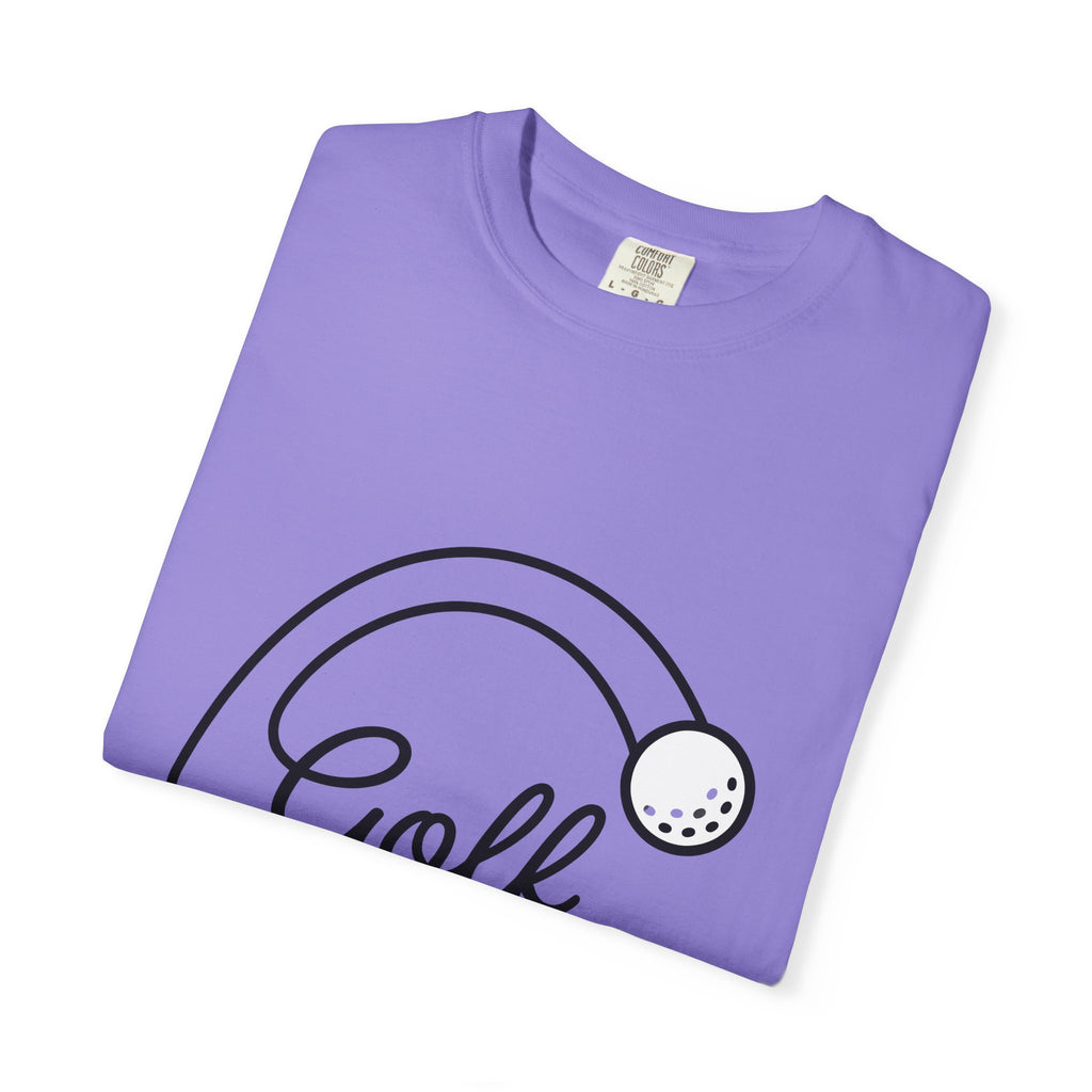 Golf Ball T-Shirt Golf Pastime Gift Women Simple T-Shirt Golfball T-Shirt Golfer Enthusiast Minimalist T-Shirt Leisure Graphic Contemporary Swing