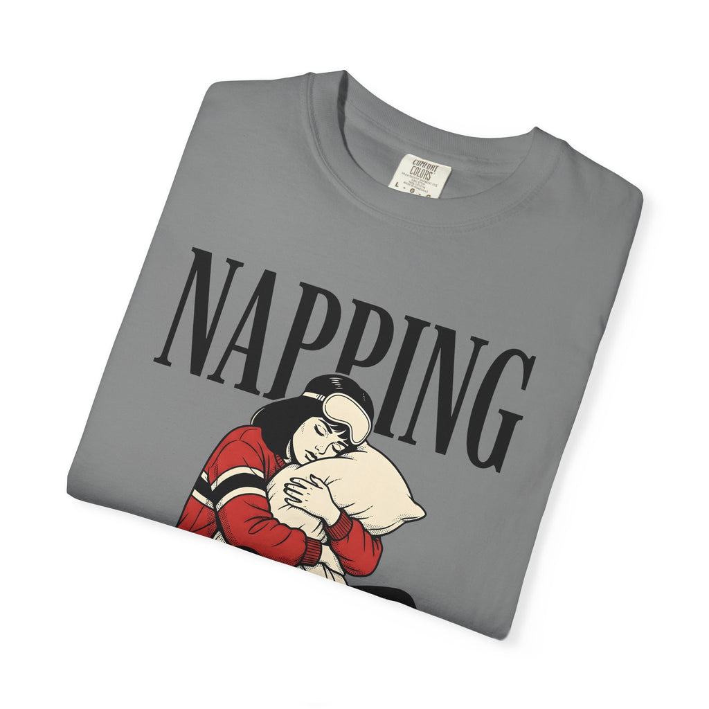 Girl T-Shirt T-Shirt Funny Sleep Gift Women Comic T-Shirt Plushie T-Shirt Humor Fan Cartoon T-Shirt Slumber Graphic Retro Alarm Clock T-Shirt