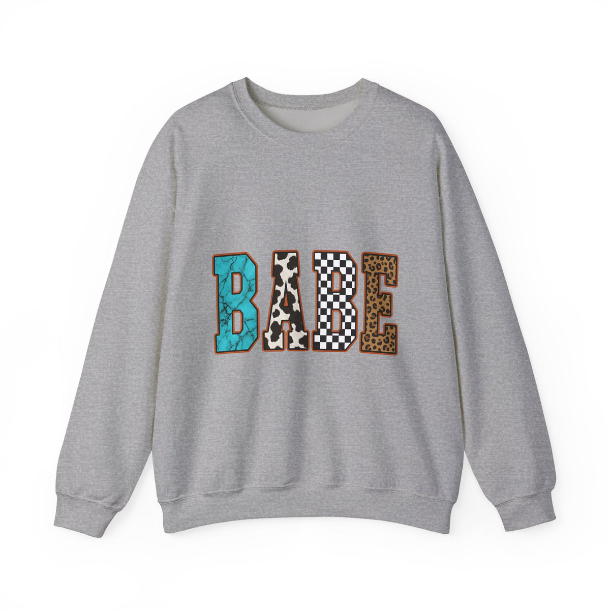 Animal Pattern Lettering Sweatshirt Cowgirl Fashionable Gift Women Cowboy Sweatshirt Typography Sweatshirt Rodeo Fan Western Sweatshirt Trendy Graphic Vintage