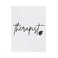 Therapist Word Art Blanket Therapist Wellness Gift Women Minimalist Blanket Counseling Typography Blanket Mental Health Enthusiast Simple Blanket