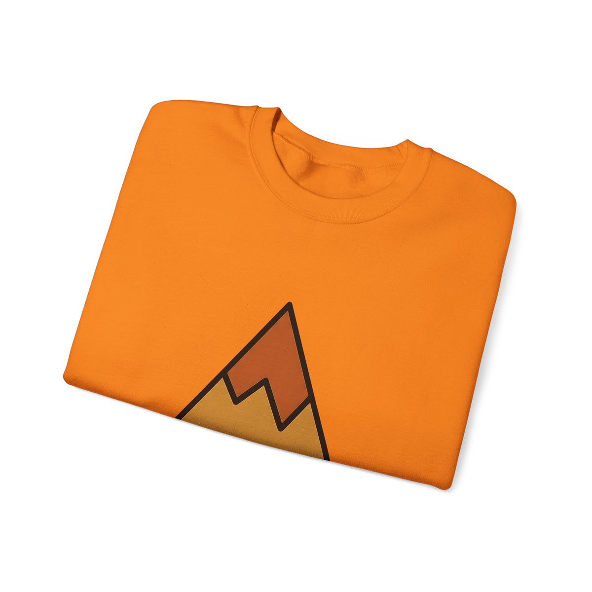 Mountain Nature Outdoors Gift Minimalist Peak Wilderness Enthusiast Simple Adventure Sweatshirt